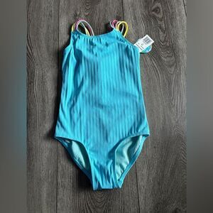 Breaking waves Kids Swimwear in Blue
